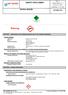 SAFETY DATA SHEET Revised edition no : : Non flammable, non toxic gas.