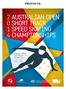 2014 Australian Open Short Track Speed Skating Championships October 3 & 4, 2014, Medibank Icehouse, Melbourne 2014 CHAMPIONS