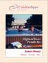 Highland Series Portable Spa. Owner s Manual. Olympia Cascade Teton