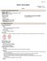 SAFETY DATA SHEET. Punch. MANUFACTURER 24 HR. EMERGENCY TELEPHONE NUMBERS Ultra-Chem Inc.