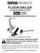FLOOR NAILER CLEAT & STAPLE TYPE