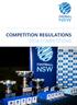 COMPETITION REGULATIONS 2018 COMPETITIONS