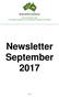 Newsletter September 2017