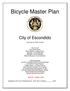 Bicycle Master Plan. City of Escondido. Case File No. PHG