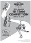 30TH ANNUAL ISI TEAM COMPETITION