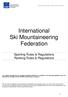 International Ski Mountaineering Federation