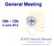 General Meeting 10h - 12h 5 June 2012