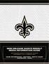 NEW ORLEANS SAINTS WEEKLY MEDIA INFORMATION GUIDE GAME INFORMATION ROSTERS DEPTH CHART STATISTICS CLIPS