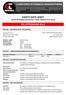 SAFETY DATA SHEET ISSUED SEPTEMBER 2014 (VALID 5 YEARS FROM DATE OF ISSUE) VSL PETROLEUM JELLY