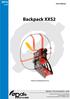 Backpack XXS v1.0. User s Manual. Opale-Paramodels.com. Thanks for reading before first use.