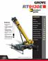 RT9130E. product guide. contents. features. Rough Terrain Hydraulic Crane. Features 2. Specifications 3. Dimensions & Weights 5