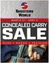 MARCH 31 - APRIL 2 CONCEALED CARRY SALE