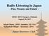 Radio Listening in Japan - Past, Present, and Future -