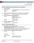 Safety Data Sheet Molecular Sieve Carbon Dioxide Adsorbents