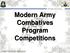 Modern Army Combatives Program Competitions