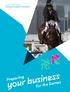 London 2012 Games Planning information for businesses. your business. Preparing. for the Games. 1 Contents