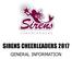 SIRENS CHEERLEADERS 2017 GENERAL INFORMATION