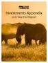 Investments Appendix Year End Report