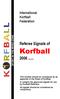 Korfball. Referee Signals of (revised) International Korfball Federation