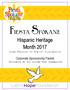 Fiesta Spokane. Hispanic Heritage Month Corporate Sponsorship Packet