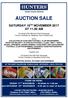 AUCTION SALE. On behalf of Mr Michael French Deceased Former Footballer for Skegness Town Football Club