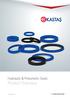 Hydraulic & Pneumatic Seals. Product Overview. Your Productivity Partner.