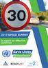 SlowDown 2017 SPEED SUMMIT. A report on effective schemes. Prince Michael INTERNATIONAL ROAD SAFETY AWARDS