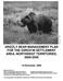 GRIZZLY BEAR MANAGEMENT PLAN FOR THE GWICH IN SETTLEMENT AREA, NORTHWEST TERRITORIES,