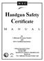 Handgun Safety Certificate