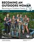 BECOMING AN OUTDOORS WOMAN Becoming an Outdoors Family