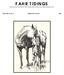 FAHR TIDINGS OFFICIAL PUBLICATION OF THE FOUNDATION APPALOOSA HORSE REGISTRY, INC. VOLUME 10 NO. 2 APRIL/MAY/JUNE 2007