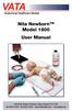 Nita Newborn Model 1800 User Manual
