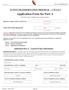 Application Form for Part A