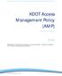 KDOT Access Management Policy (AMP)