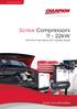 Screw Compressors 11-22kW