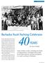 40 YEARS. Barbados Youth Yachting Celebrates. By Anne Tindale