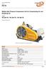 Mobile High Pressure Compressor Unit for Compressing Air and Breathing Air. PE 250-TE with compressor control (optional equipment)