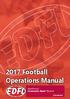 2017 Football Operations Manual