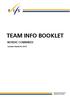 TEAM INFO BOOKLET NORDIC COMBINED