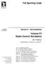 FAI Sporting Code. Volume F3 Radio Control Aerobatics. Section 4 Aeromodelling Edition. Revised Edition - Effective 1st June 2017
