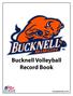 Bucknell Volleyball Record Book