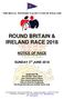 ROUND BRITAIN & IRELAND RACE 2018