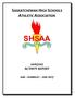 SHSAA Activity Report Page 1