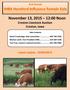 November 13, :00 Noon Creston Livestock Auction Creston, Iowa Sale Contacts: