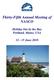 Thirty-Fifth Annual Meeting of NASCO