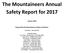The Mountaineers Annual Safety Report for 2017
