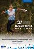 BULLETIN 3. World Orienteering Championships 2017 Tartu - Estonia European Union European Regional Development Fund