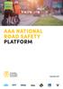 AAA NATIONAL ROAD SAFETY PLATFORM