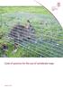 Code of practice for the use of vertebrate traps