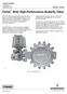Fisher 8532 High-Performance Butterfly Valve